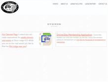 Tablet Screenshot of chicoelks.com